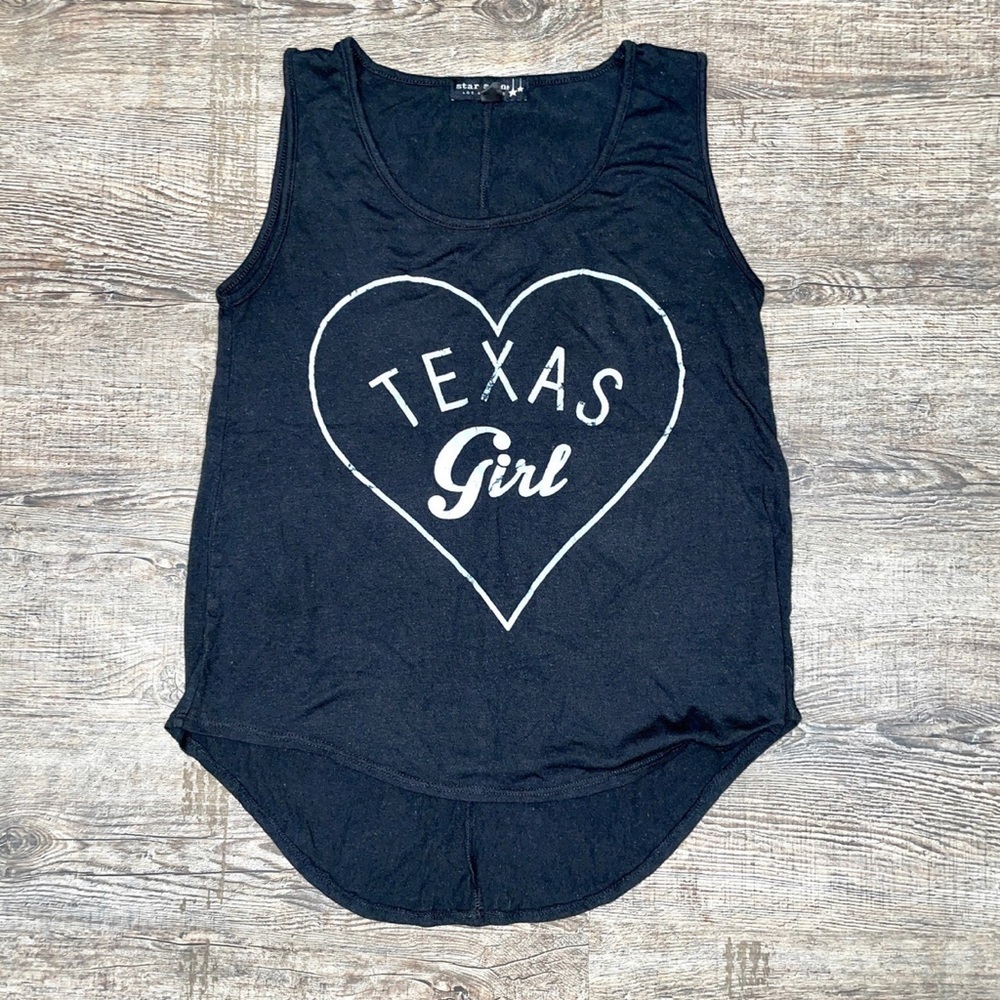 Black Texas Girl Sleeveless super cute tank top - Picture 4 of 6